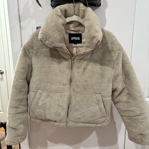 Apparis faux fur coat